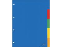 Tabbladen Kangaro A4 4-Gaats A405 5-Delig Assorti Pp