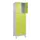 lockerkast,HxBxD 1950x600x500mm,2x3vakken,vak B 300mm,cil.-slot,voeten
