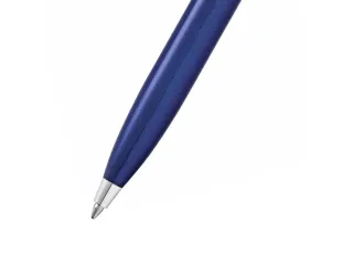 Balpen SHEAFFER 100 E9339 Glossy blue lacquer chrome plated - 3