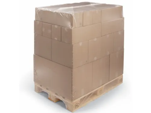 Pallet Krimphoes 100µm 1250mmx1550mm Zijvouw 525mm Rol