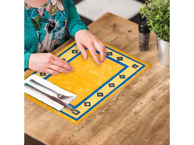 Set de table Tork 474629 Advanced Palazzo Blue foncé 42x30cm