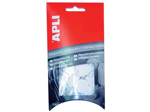 Draadetiketten 28x43mm Wit