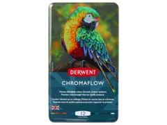 Kleurpotloden Derwent Chromaflow set à 12 kleuren