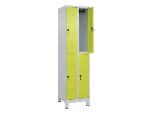 dubbeldekse locker,HxBxD 1950x500x500mm,2x2vak.,vak B 250mm