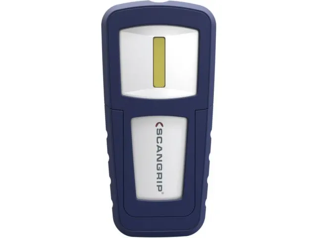 accu-werklamp,1 COB-led,200lumen,spot 75lumen,display-weergave