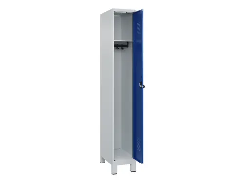locker,HxBxD 1950x300x500mm,1vak,vak B 300mm,draaigrendel,voeten