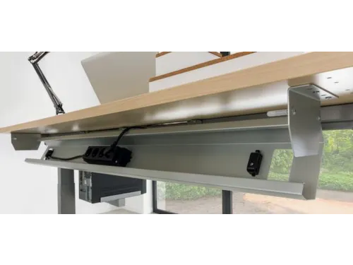 kabelbak,v. Zit-sta-bureau B 1200mm,HxB 93x862mm,v. tafel B 1200mm,