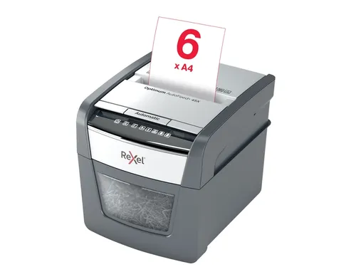 Papiervernietiger Rexel Optimum Auto+ 45X snippers 4x28mm