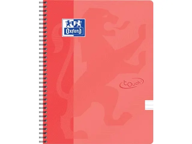 School Touch bloc spirale, ft A4, 140 pages, ligné, orange