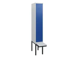 locker met bank,HxBxD 1950x300x815mm,1vak,vak B 300mm,cil.-slot