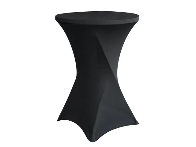 Housse BRASQ pour table haute 80cm noir