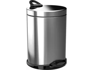 Pedaalemmer 5 liter Mat RVS - 1