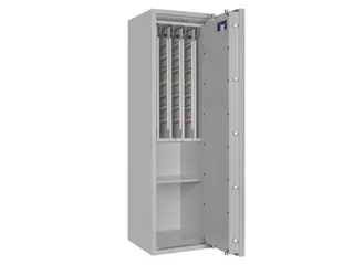 sleutelkluis,HxBxD 1400x400x420mm,448haak,legborden,romp RAL7035 - 4