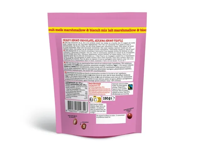 Chocolade Tony's Chocolonely Lil Bits melk marshmallow & biscuit 150 g