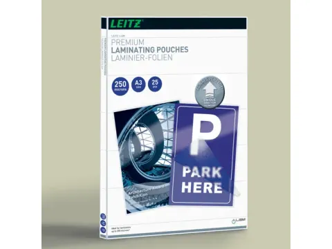 Lamineerhoes Leitz ILAM A3 2x 250 micron hoogglans 25stuks
