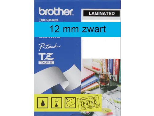Labeltape Brother P-touch TZe-531 standaard 12mm zwart op blauw