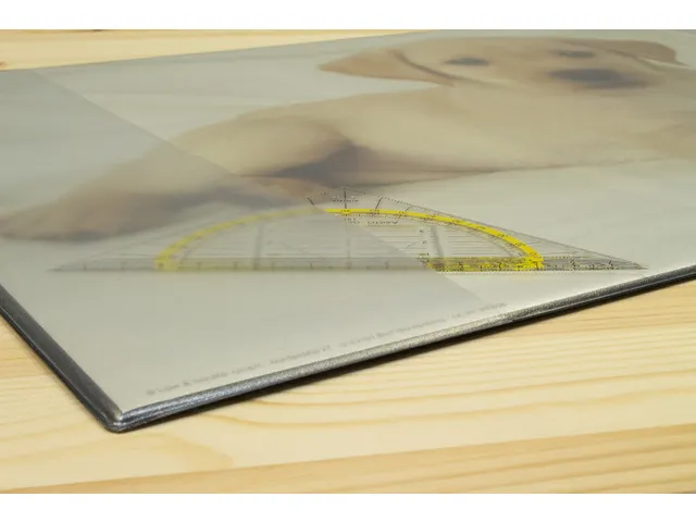 Bureauonderlegger Kangaro PP 38x58cm dessin Labrador wit