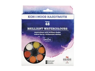 Waterverf Koh-i-Noor briljant ass blister à 48 kleuren - 1