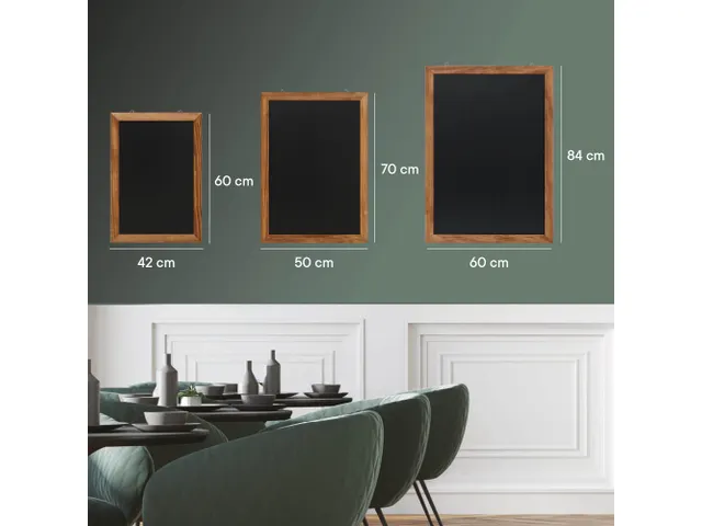 Krijtbord Europel met lijst 60x84cm natural