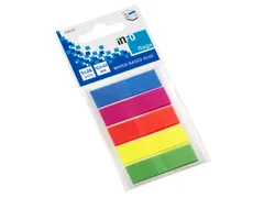 Info flags 12,5x43mm assorti blister à 5 kleuren