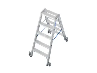 Verrijdbare Boktrap Aluminium L 1 29M 2X5Treden - 2