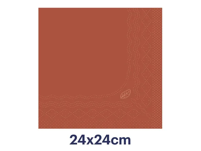 Tork 477838 Cocktailservet Advanced Terracotta 24x24cm