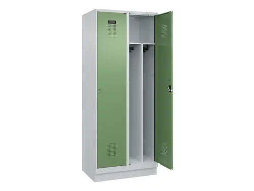 locker voor scheiding van kleding,HxBxD 1950x800x500mm,2vak