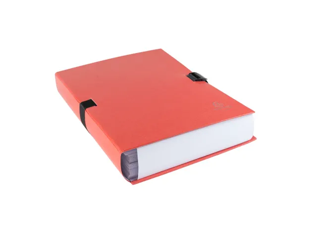 Map uitrekbare rug N'clip-Rood