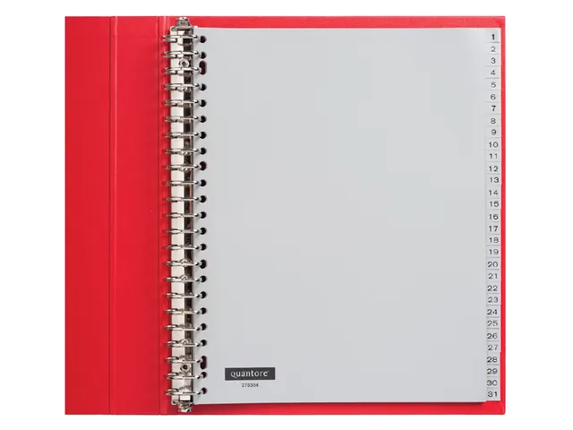 Tabbladen Quantore A4 23-Gaats 1-31 Genummerd Extra Breed Pp