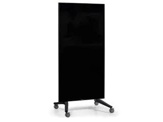 Mobiel Glasbord Zwart Magnetisch 90x175Cm - 1