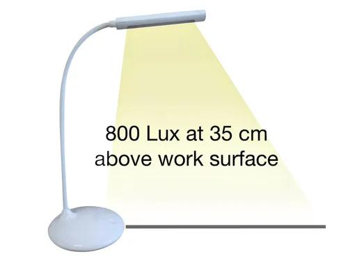 Bureaulamp Unilux Nelly led wit