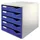 Ladenblok Leitz 5280 5 laden blauw
