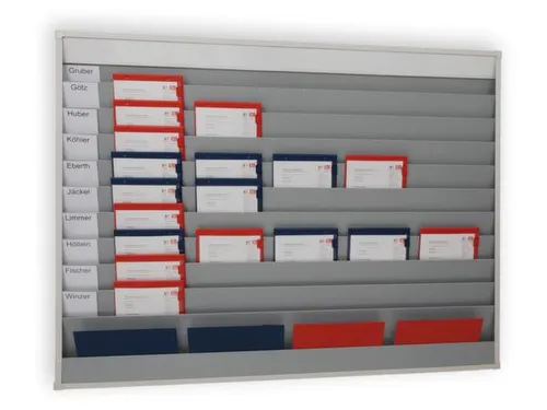 Werkplaats-/Opdrachtplanner Kunststof Profiel 1750x1575mm 15 Rijen