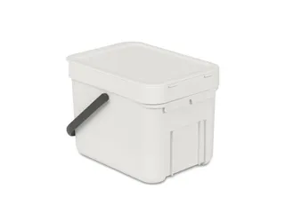 Afvalemmer Sort & Go 6 Liter Lichtgrijs - 4