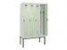 locker voor scheiding van kleding,HxBxD 2120x1200x500mm,4vak