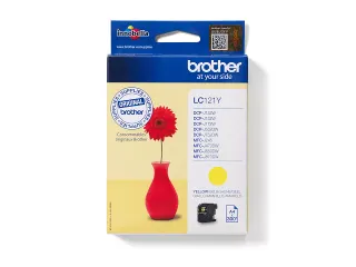 Inktcartridge Brother LC-121Y geel - 3