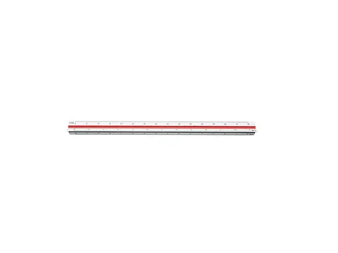 schaalstok Möbius & Ruppert 30cm wit/gekleurd architekt 1