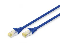 CAT 6A S-FTP patchkabel Cu LSZH AWG 26/7 Lengte 0,25m Blauw