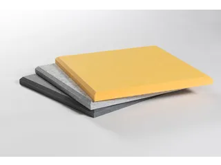Akoestische PET-vilt wandtegels 30x30cm Combi Geel 24 Stuks - 2