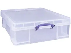 Opbergbox Transparant 70 Liter