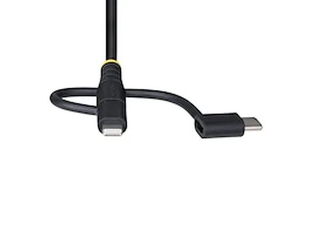 1m Robuuste USB Multi Oplaadkabel zwart
