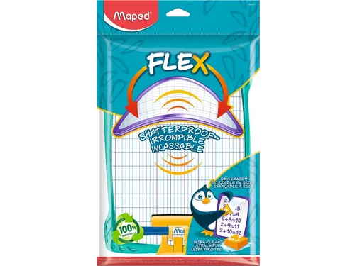 Maped Flex Whiteboard 24x15cm onbreekbaar toebehoren Assorti