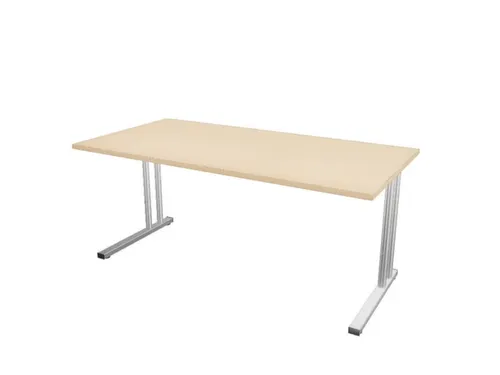 In hoogte verstelbaar bureau,HxBxD 720-840x1600x800mm,NE-esdoorn