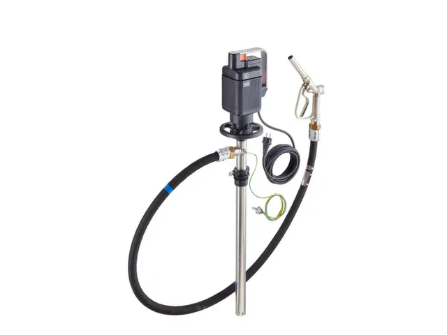 Vatpomp Set Oplosmiddelen Niro Dompeldiepte 1000mm Slang Tappistool