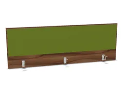 opzetpaneel bureau aanbouw achter NP-tiepolo nut BN7048-groen 1600mm