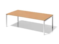 vergadertafel/directiebureau,HxBxD 740x2400x1200mm,rechthoekig