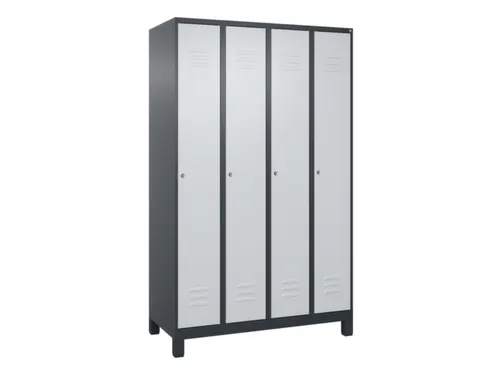 locker voor scheiding van kleding,HxBxD 1950x1200x500mm,4vak
