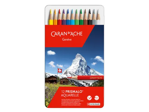 Kleurpotloden Caran d'Ache Prismalo 12 stuks assorti