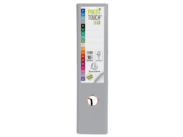 Ordner PP Prem'Touch A4maxi 80mm dogrijs