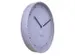 Wandklok NeXtime Berlin L 40cm lavendel aluminium